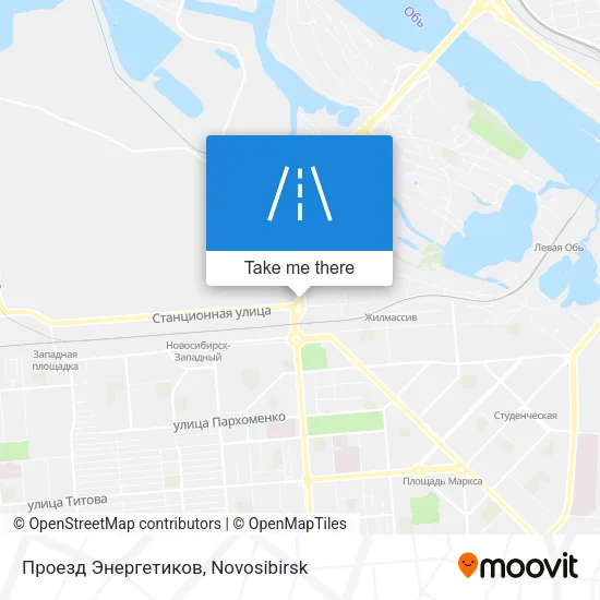 Проезд Энергетиков map