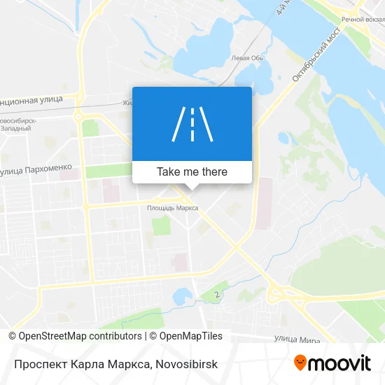 Проспект Карла Маркса map