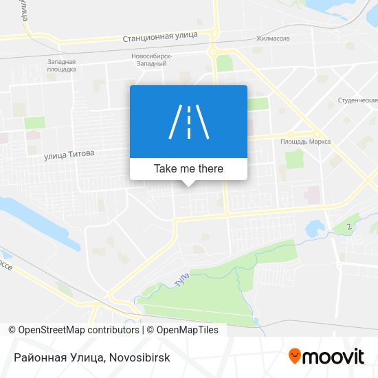 Районная Улица map