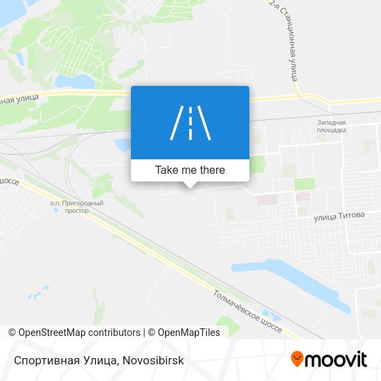 Спортивная Улица map