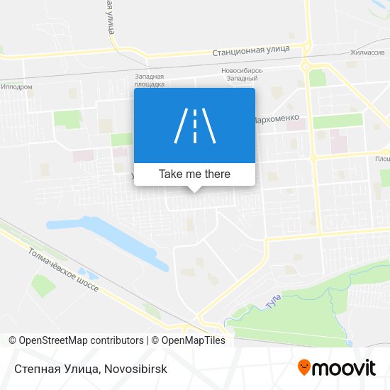 Степная Улица map