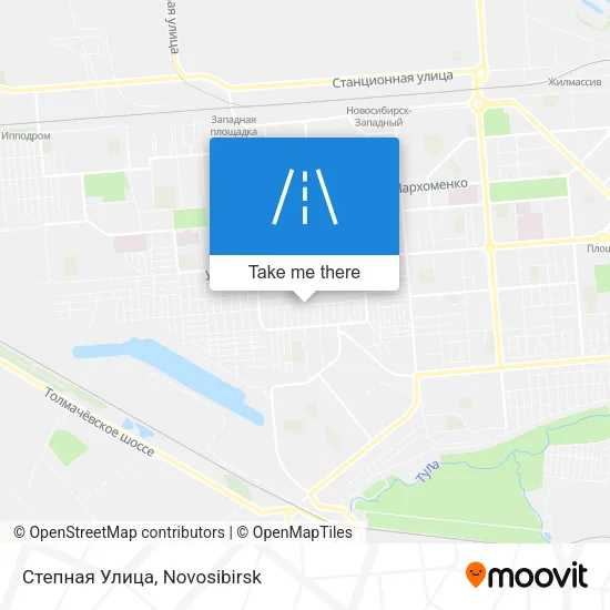 Степная Улица map
