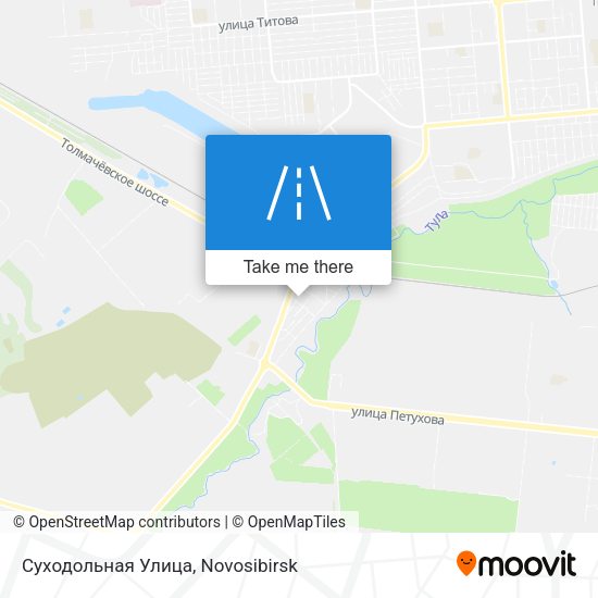 Суходольная Улица map