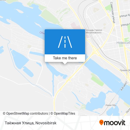 Таёжная Улица map