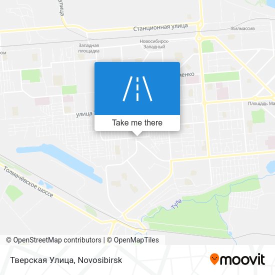 Тверская Улица map