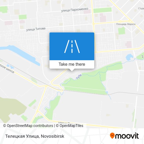 Телецкая Улица map