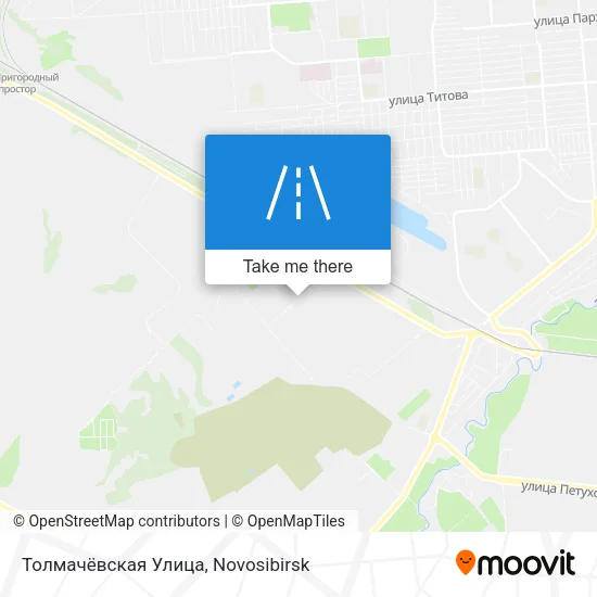 Толмачёвская Улица map