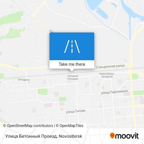 Улица Бетонный Проезд map