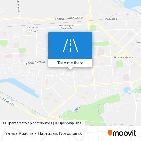 Улица Красных Партизан map