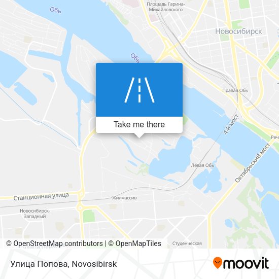 Улица Попова map