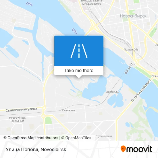 Улица Попова map