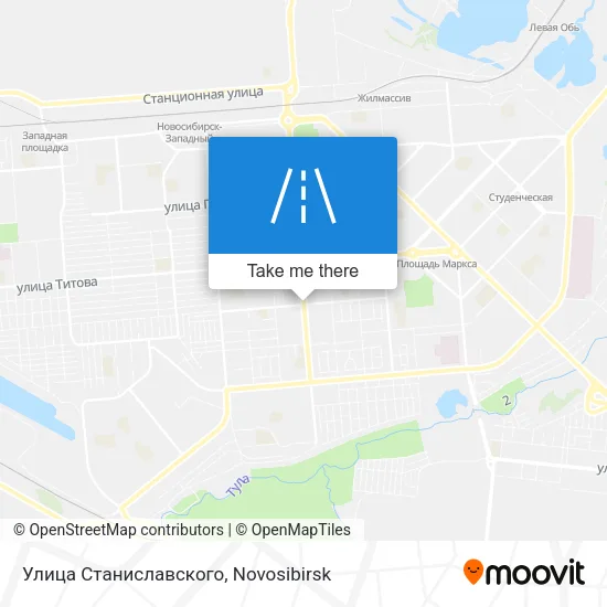 Улица Станиславского map
