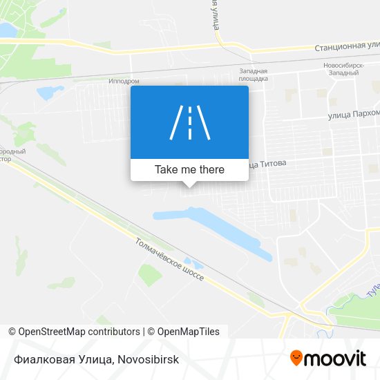 Фиалковая Улица map