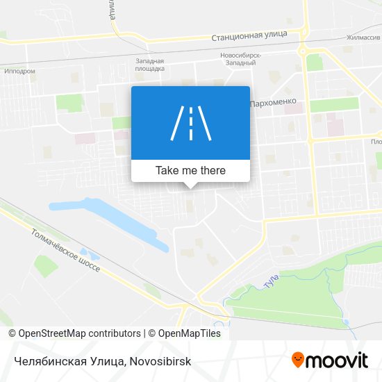 Челябинская Улица map