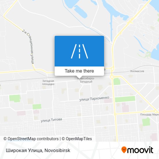 Широкая Улица map