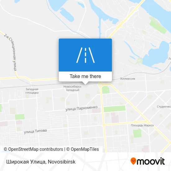 Широкая Улица map