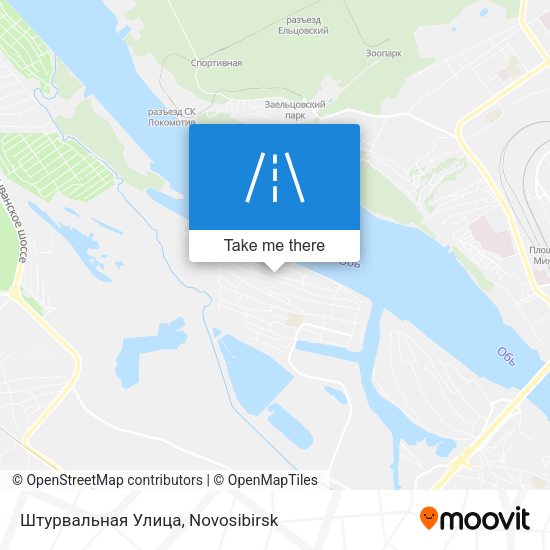 Штурвальная Улица map