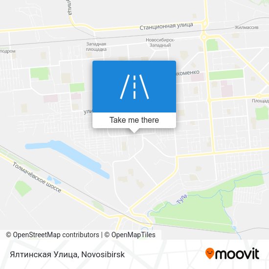 Ялтинская Улица map