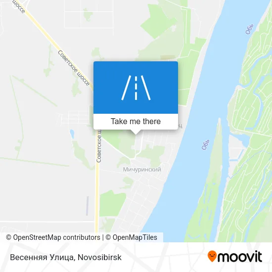Весенняя Улица map