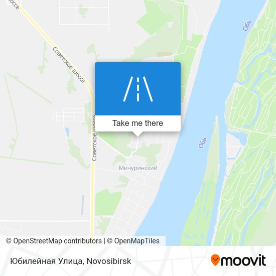 Юбилейная Улица map