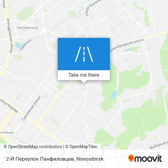 2-Й Переулок Панфиловцев map