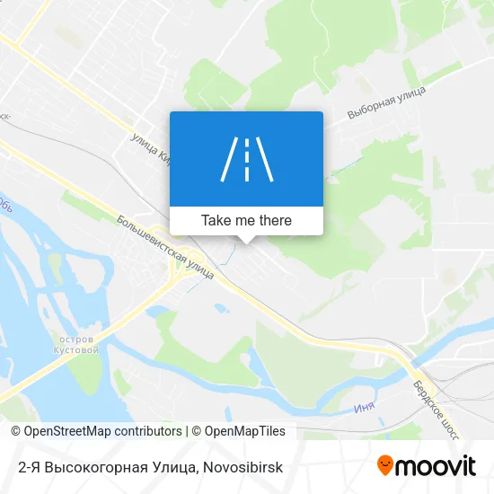 2-Я Высокогорная Улица map