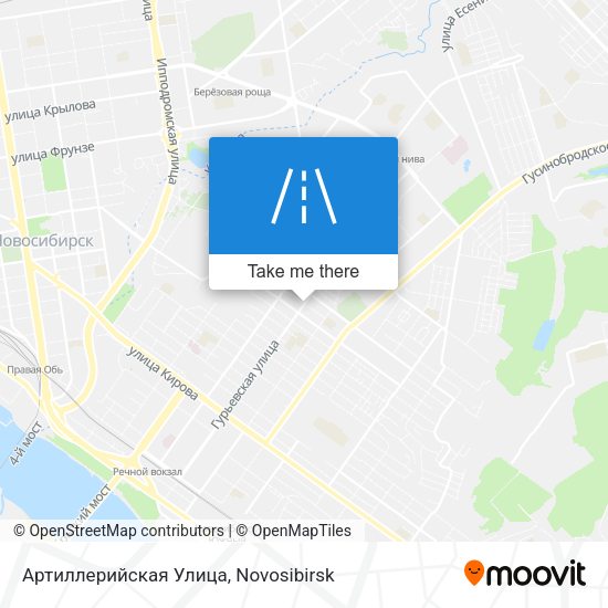 Артиллерийская Улица map