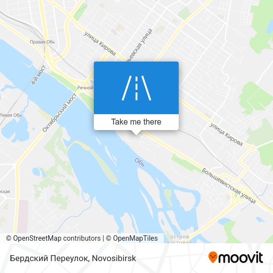 Бердский Переулок map