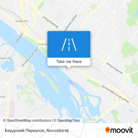Бердский Переулок map