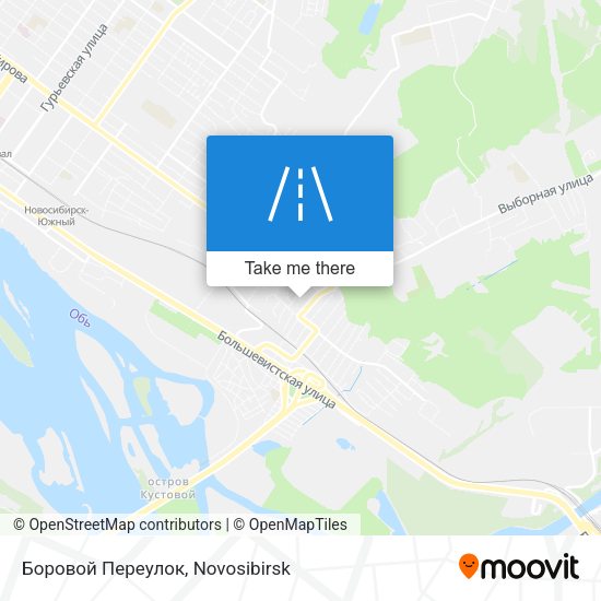Боровой Переулок map