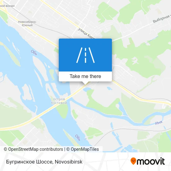 Бугринское Шоссе map