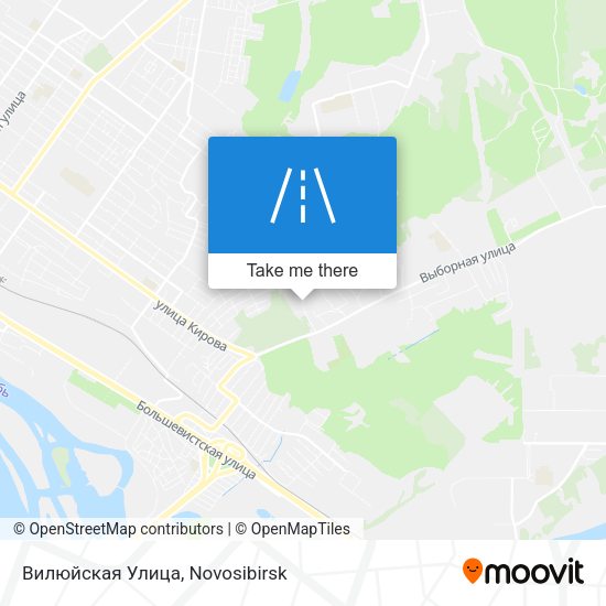 Вилюйская Улица map