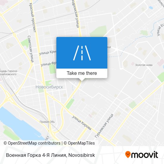 Военная Горка 4-Я Линия map