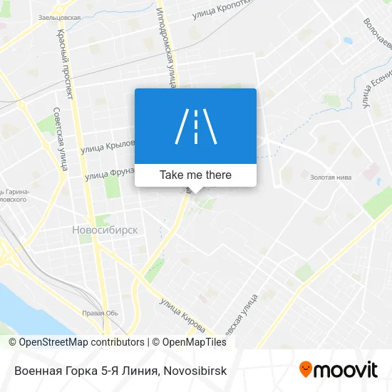 Военная Горка 5-Я Линия map
