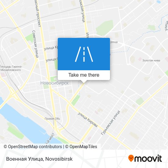 Военная Улица map