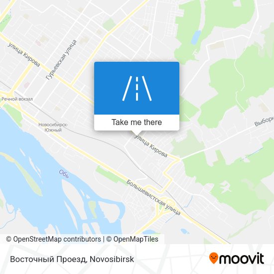 Восточный Проезд map