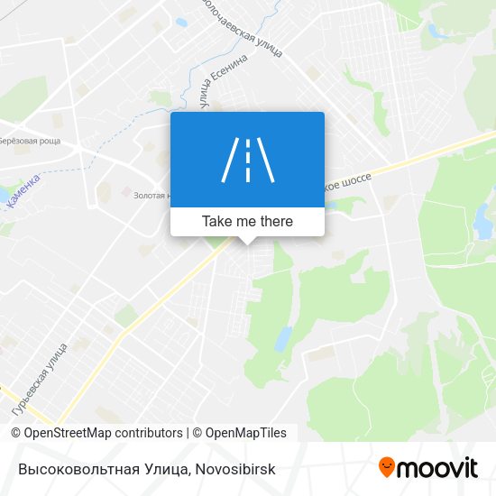 Высоковольтная Улица map