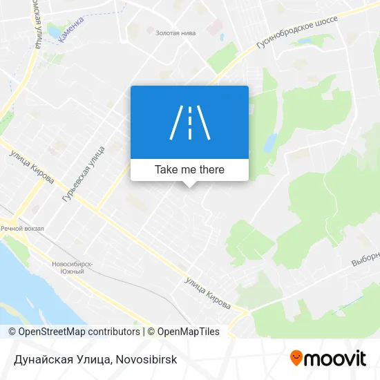 Дунайская Улица map
