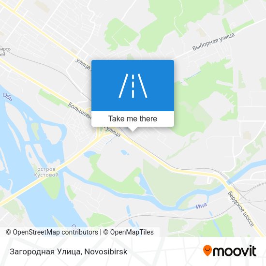 Загородная Улица map