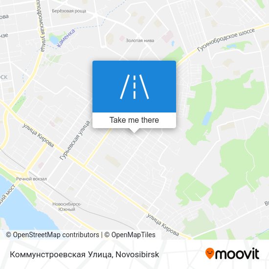 Коммунстроевская Улица map