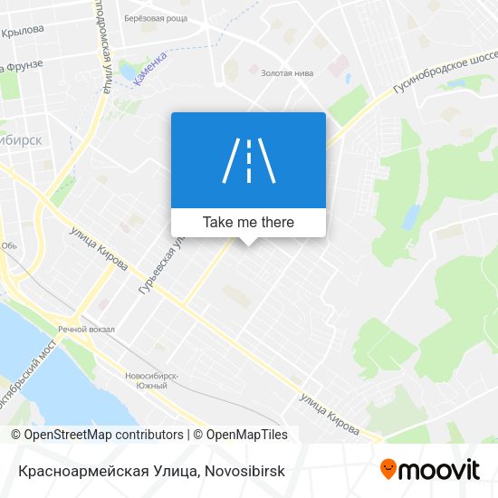Красноармейская Улица map