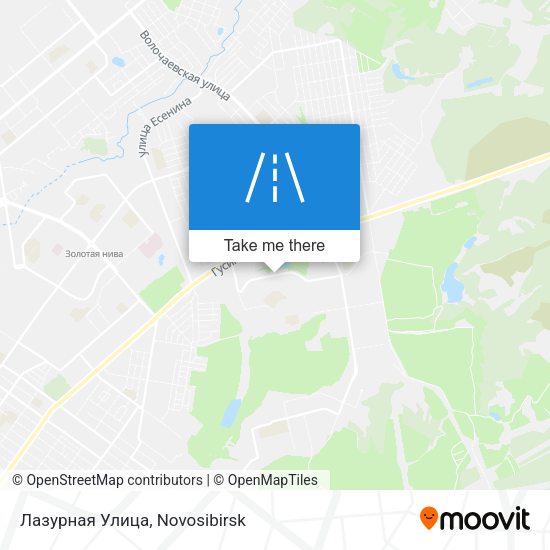 Лазурная Улица map