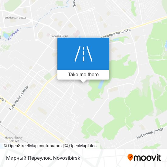 Мирный Переулок map