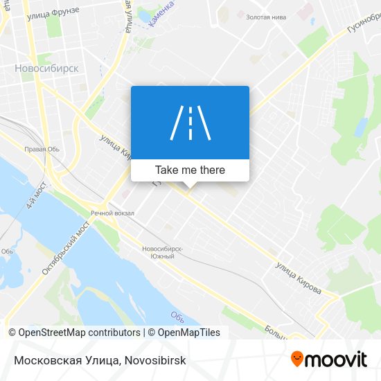Московская Улица map