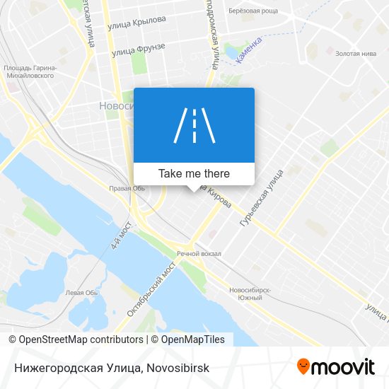 Нижегородская Улица map