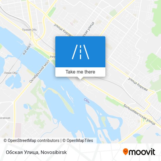 Обская Улица map