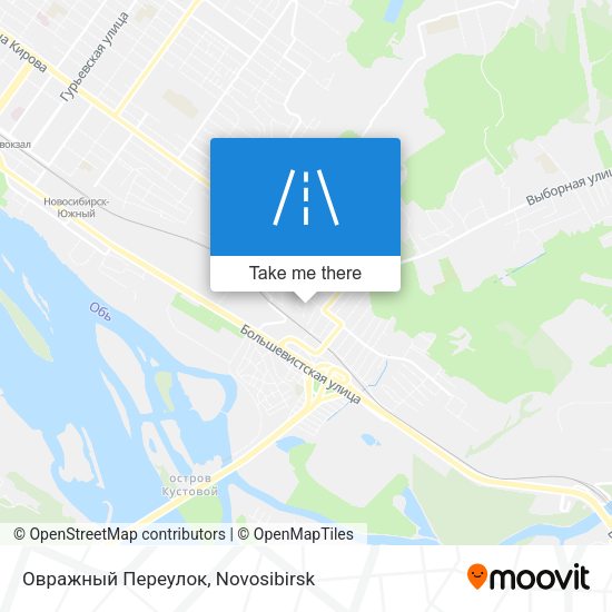 Овражный Переулок map