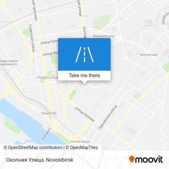 Окопная Улица map