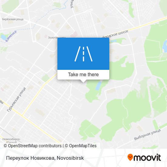 Переулок Новикова map