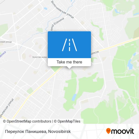 Переулок Панишева map